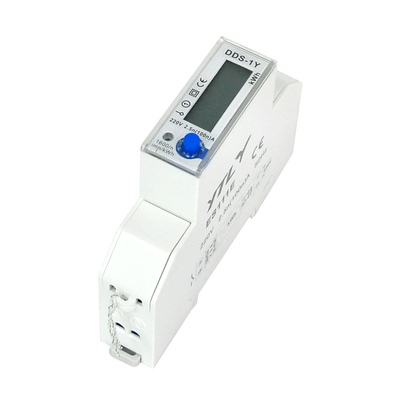 35 mm DIN-rail RS485-poort Modbusrtu 220v eenfasige energiemeter