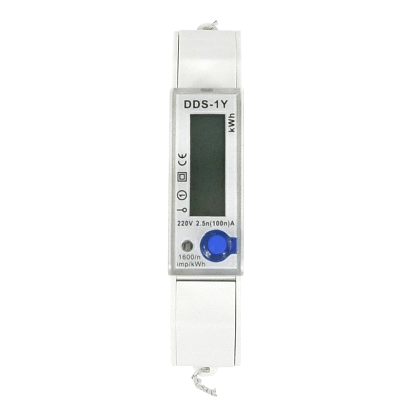 35 mm DIN-rail RS485-poort Modbusrtu 220v eenfasige energiemeter