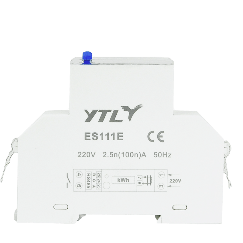 35 mm DIN-rail RS485-poort Modbusrtu 220v eenfasige energiemeter