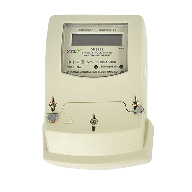 KEMA-gecertificeerde eenvoudige installatie eenfasige kWh-meetmeter